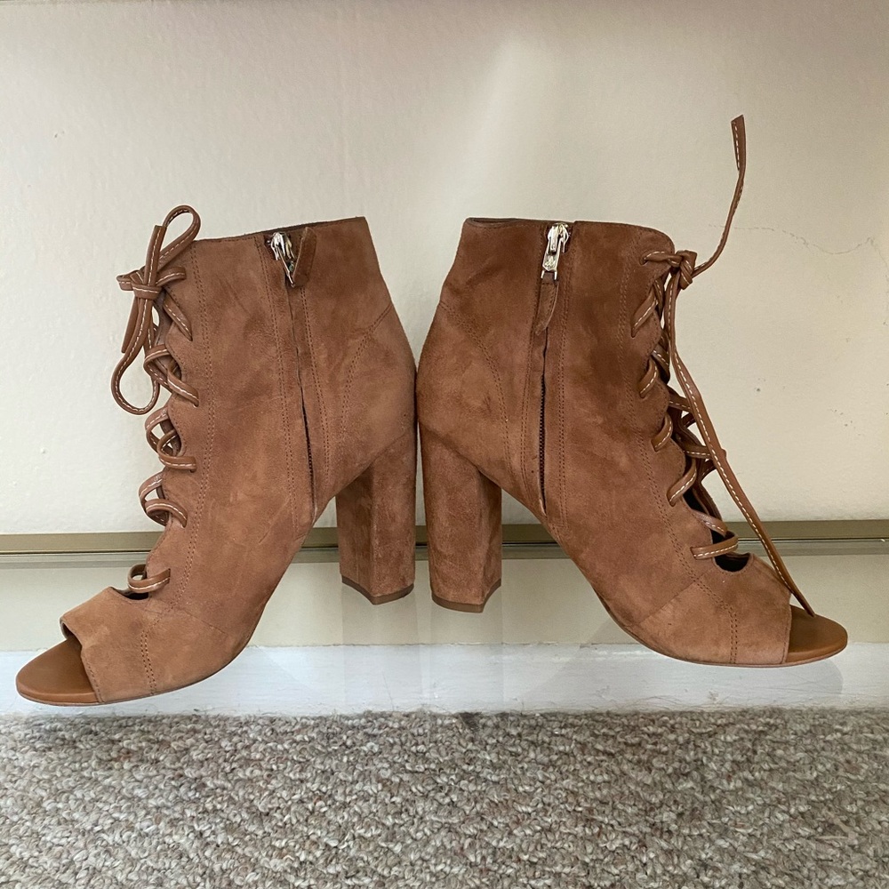 Sam Edelman brown booties